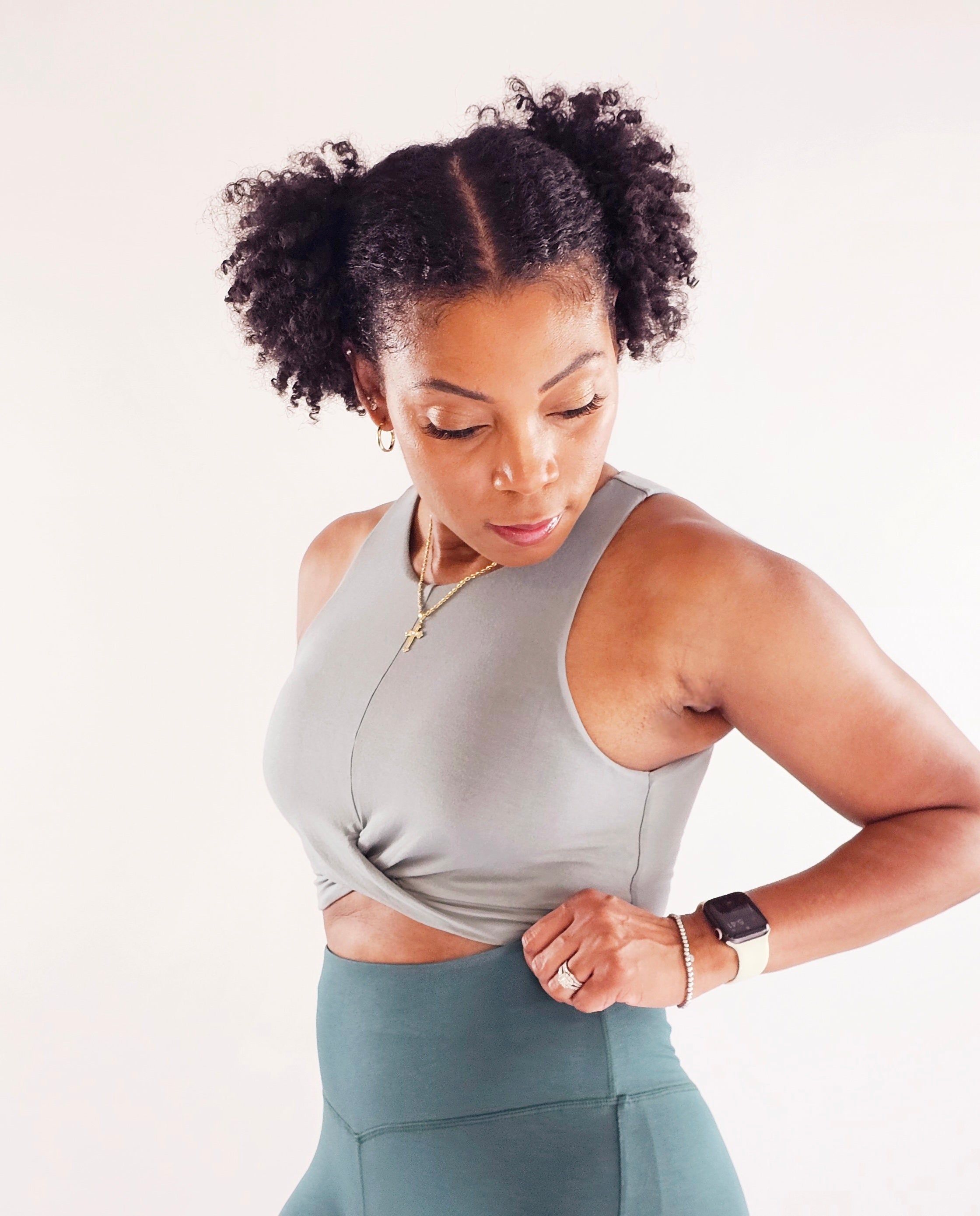 Bamboo Athletic Crop Tank