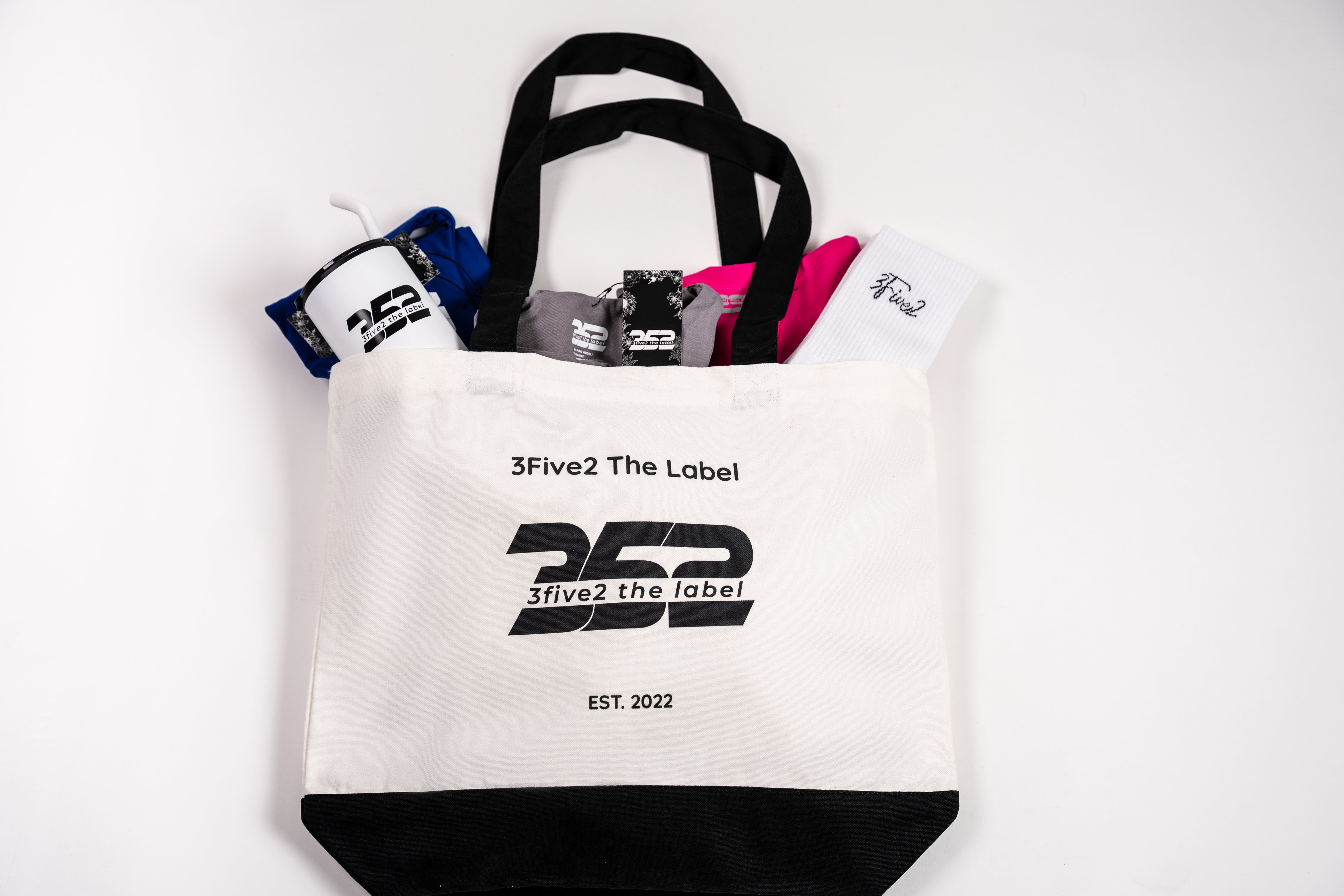Large Canvas Tote Bag - 3Five2 The Label