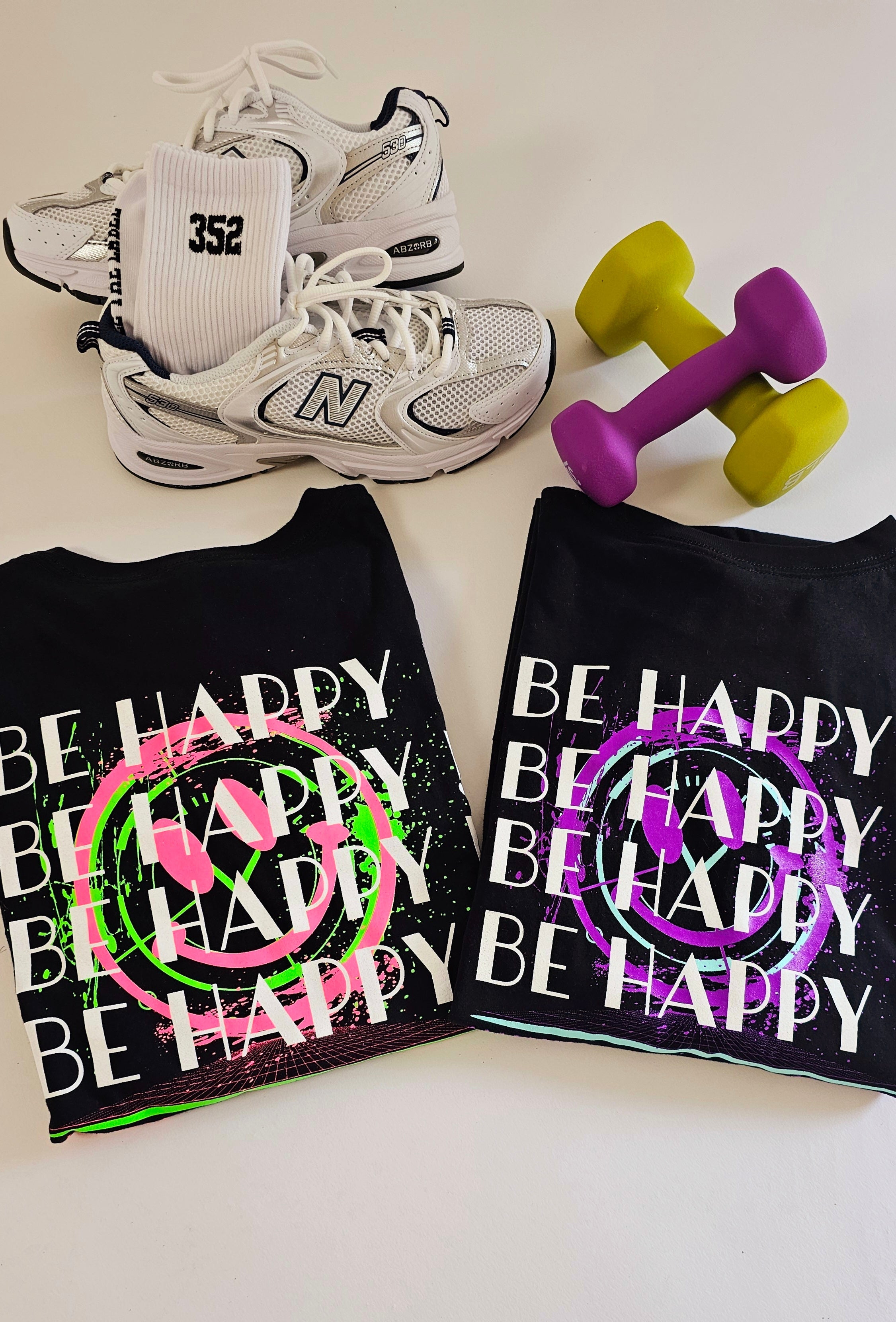 Be Happy! T-Shirt - 3Five2 The Label
