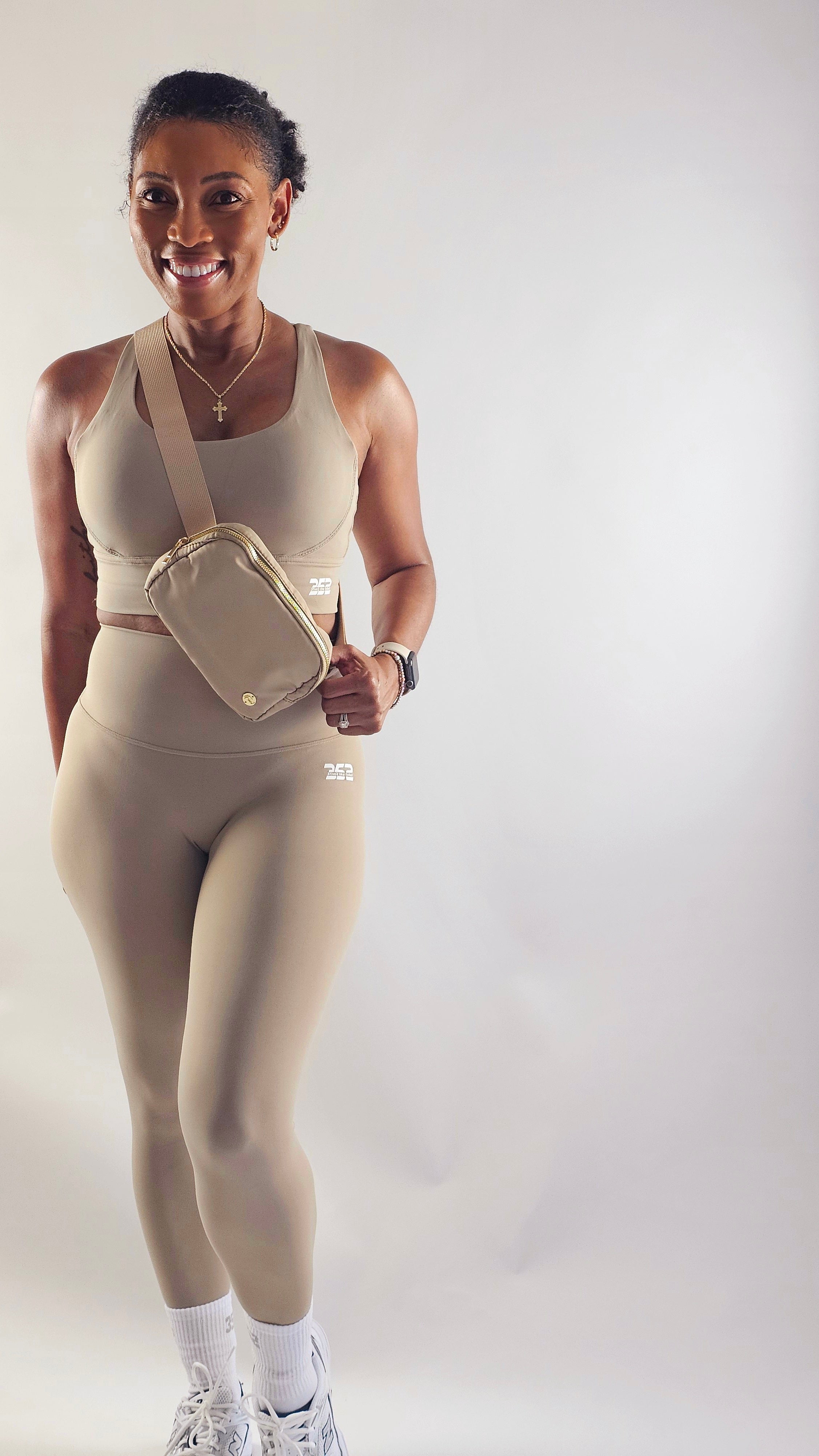 Classic Cross Back Sports Bra - 3Five2 The Label