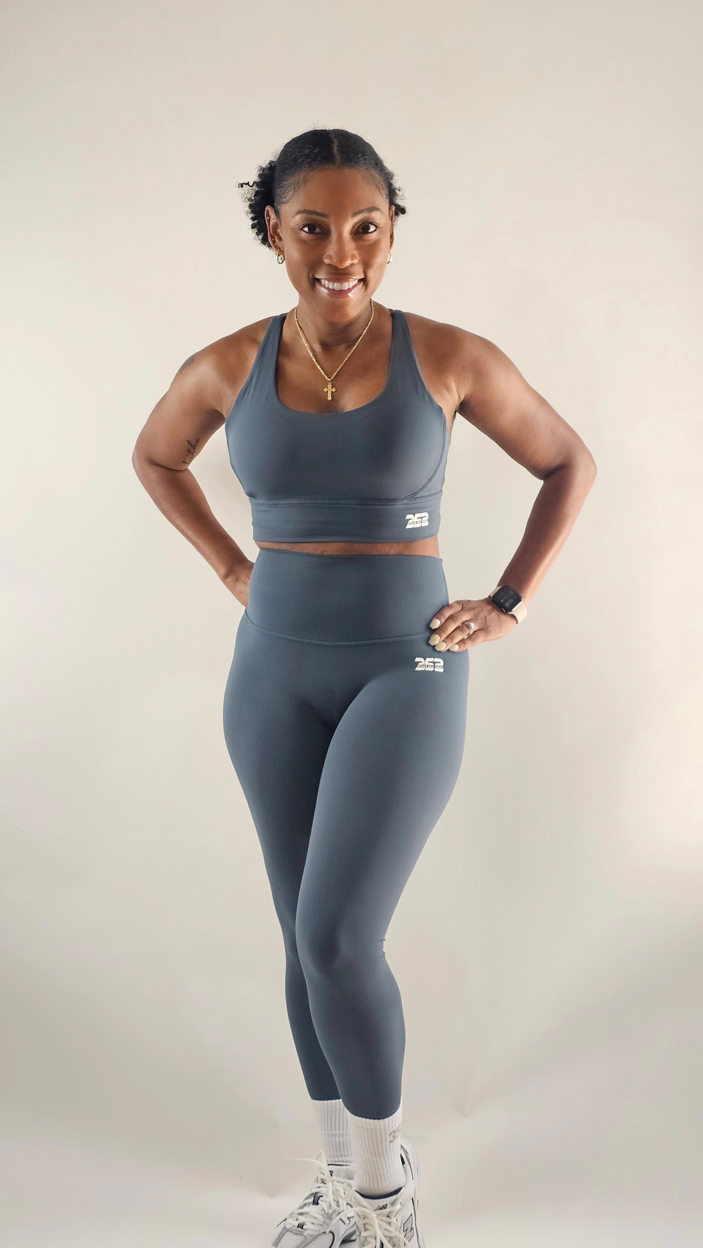 Classic Cross Back Sports Bra - 3Five2 The Label