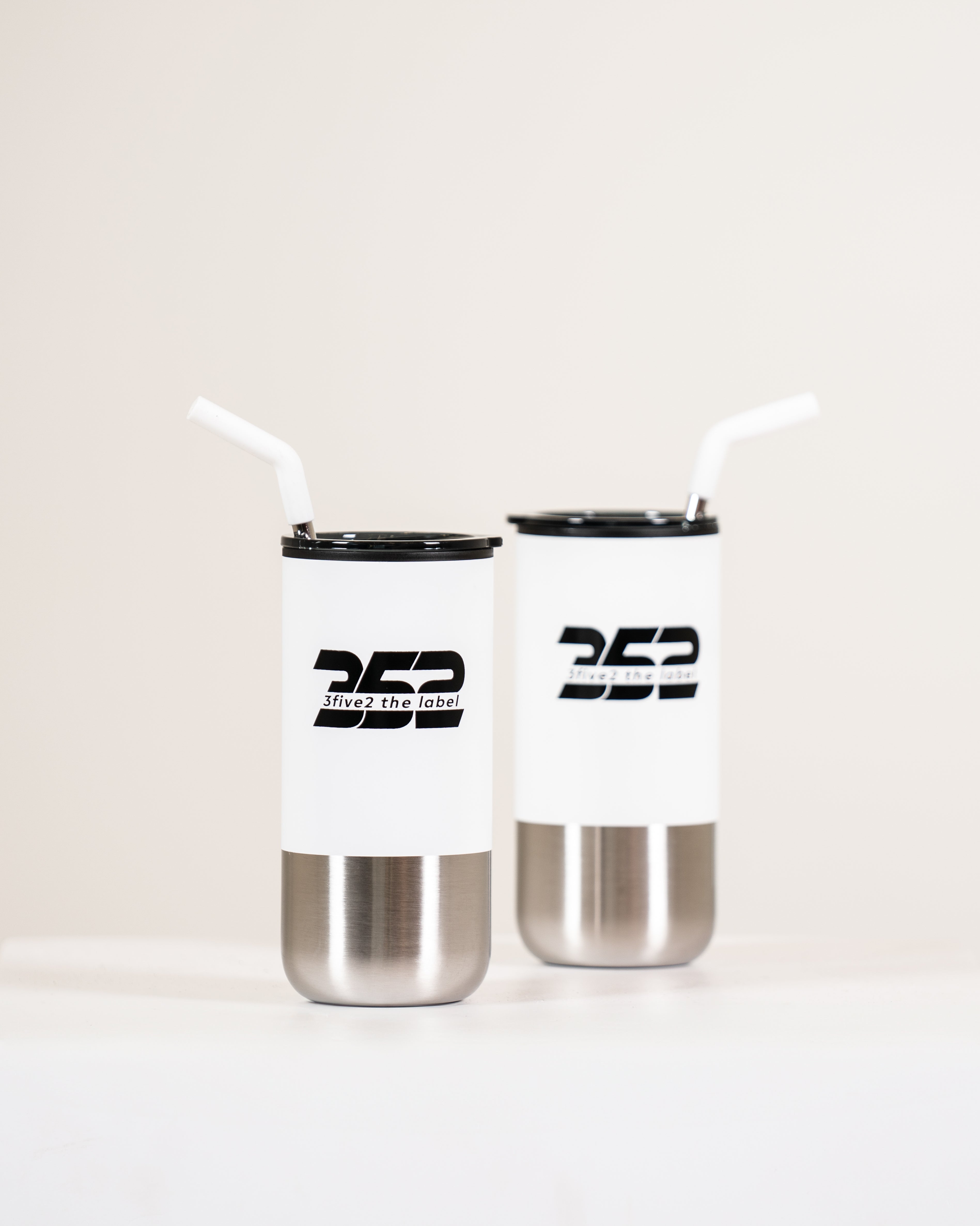 Insulated Tumbler with Straw - 3Five2 The Label