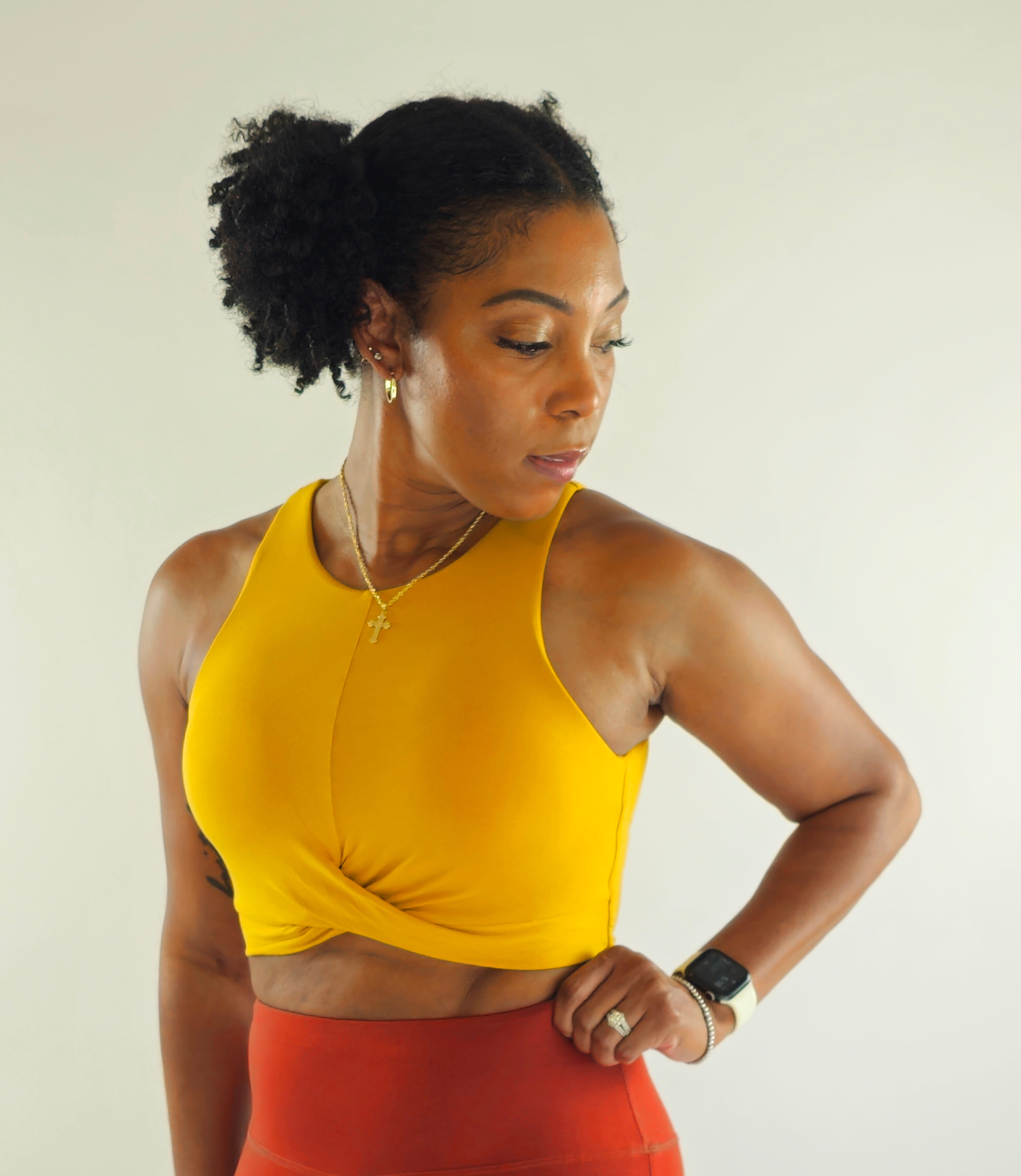 Bamboo Athletic Crop Tank - 3Five2 The Label