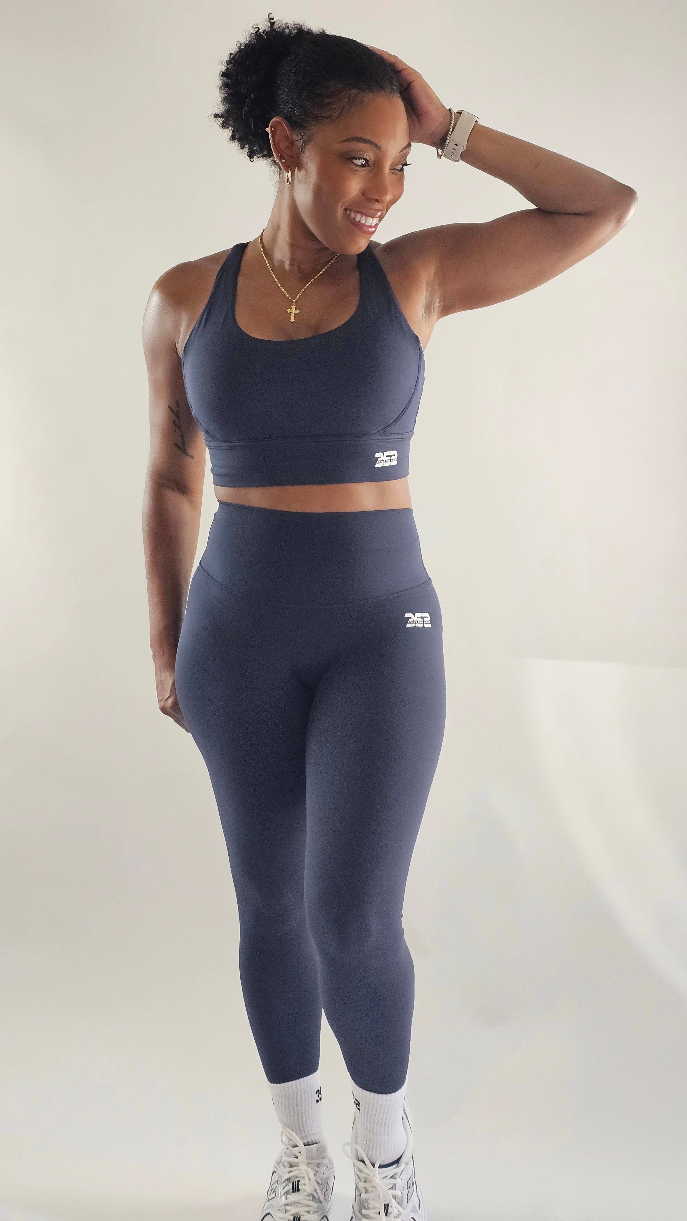 Classic Cross Back Sports Bra - 3Five2 The Label