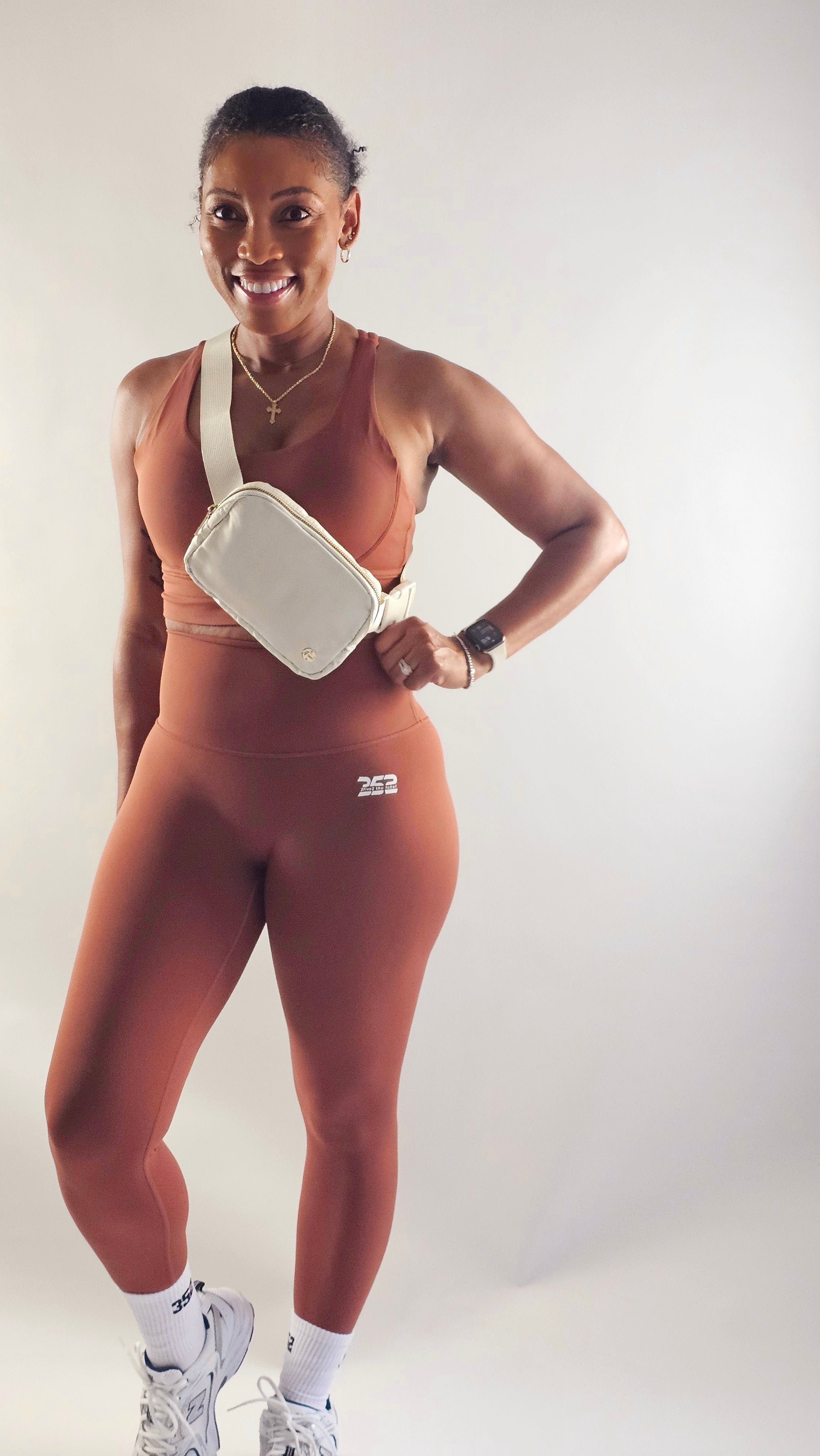 Classic Cross Back Sports Bra - 3Five2 The Label