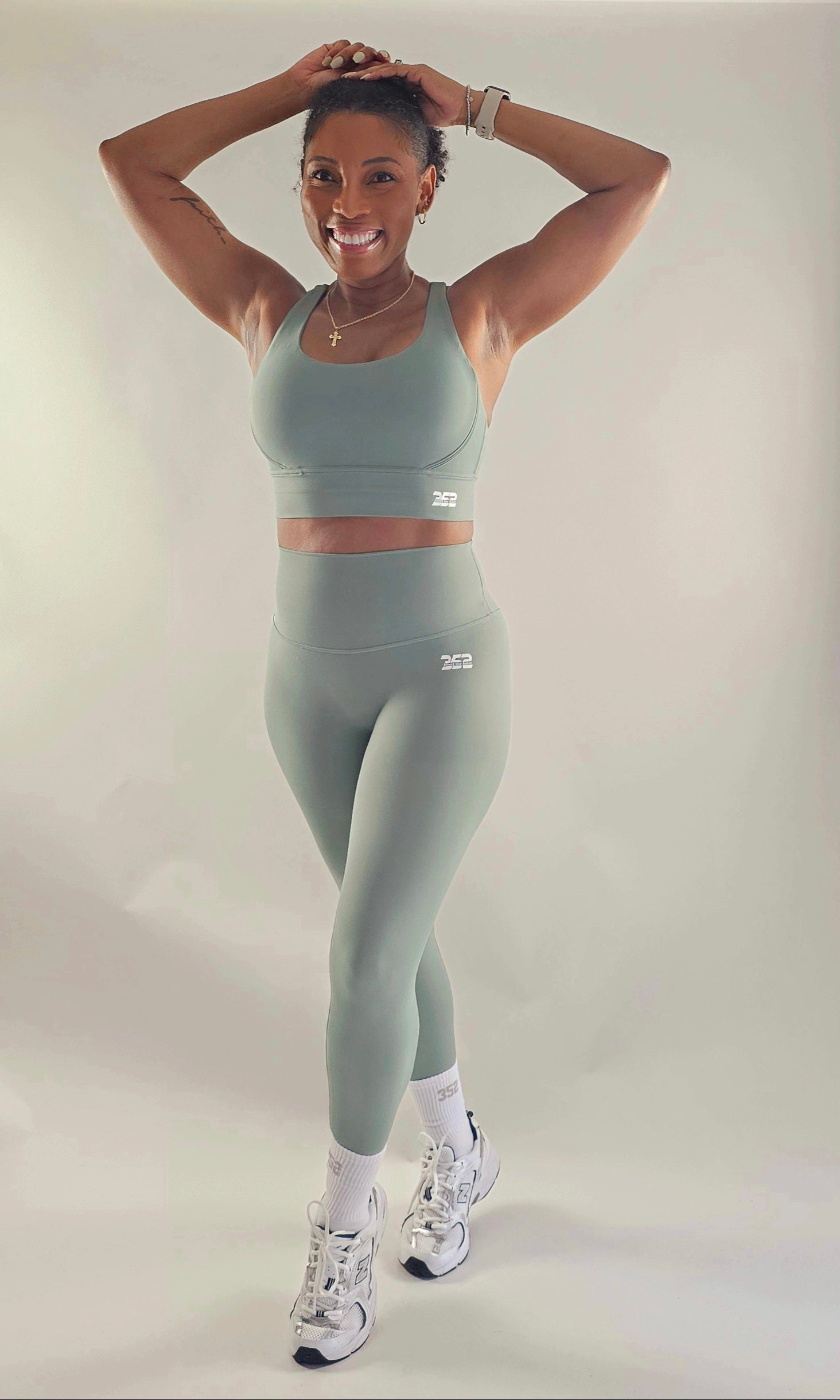 Classic Cross Back Sports Bra - 3Five2 The Label